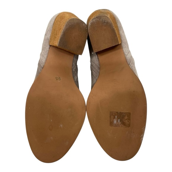 Jeffrey Campbell Rosalee Taupe Gray Suede Leather Ankle Booties Women’s 9.5 - Picture 10 of 13